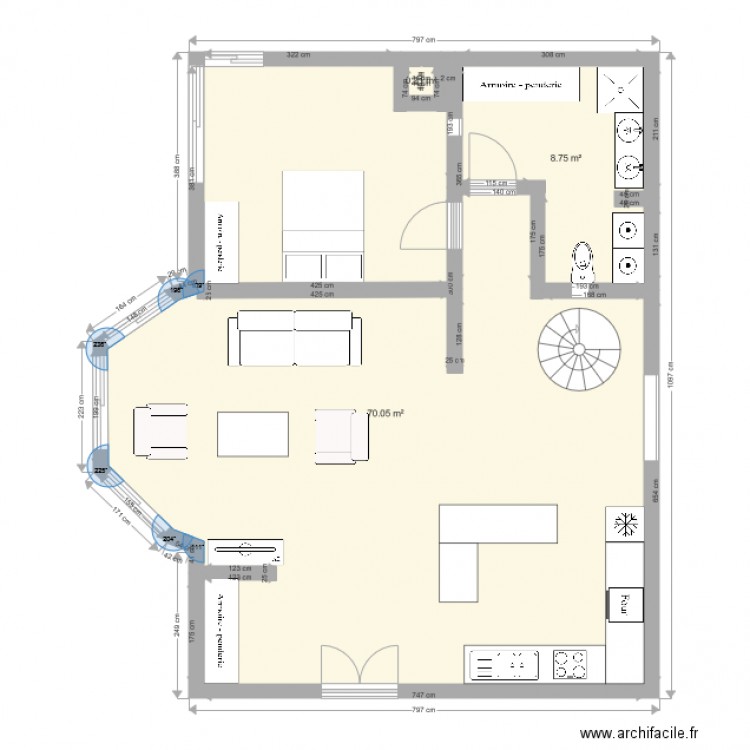 Lot43 rdc. Plan de 0 pièce et 0 m2