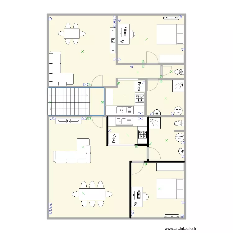 Studio Chaya Cayenne. Plan de 