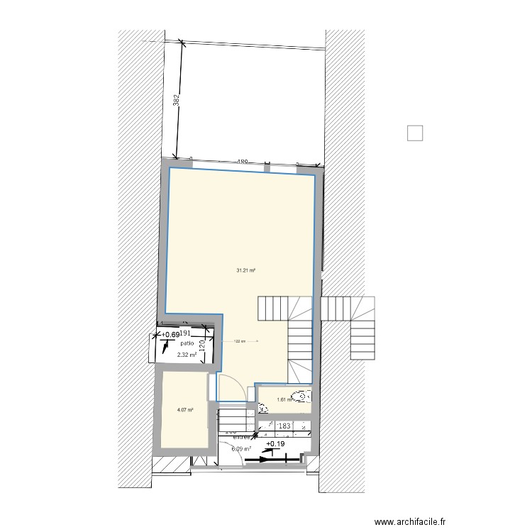 021219 rdc2. Plan de 0 pièce et 0 m2