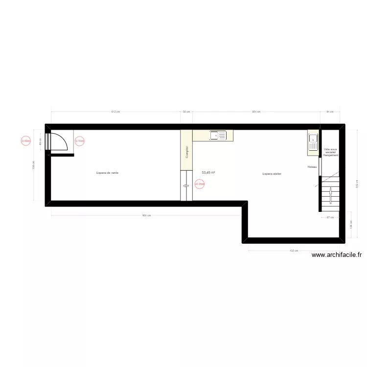 La butinerie - Plan de masse. Plan de 