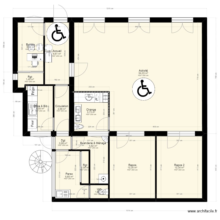01 - MB - Projet V2. Plan de 0 pièce et 0 m2
