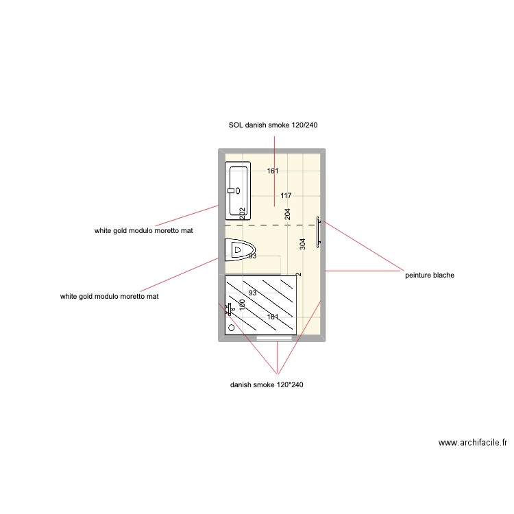 SDB détails 1.2. Plan de 0 pièce et 0 m2