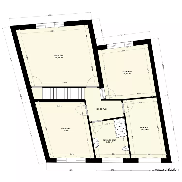 etage cousin 89 4. Plan de 