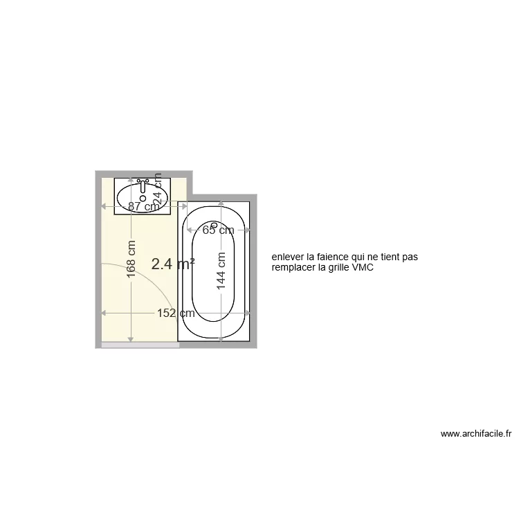 logement vaccant lotti arras . Plan de 