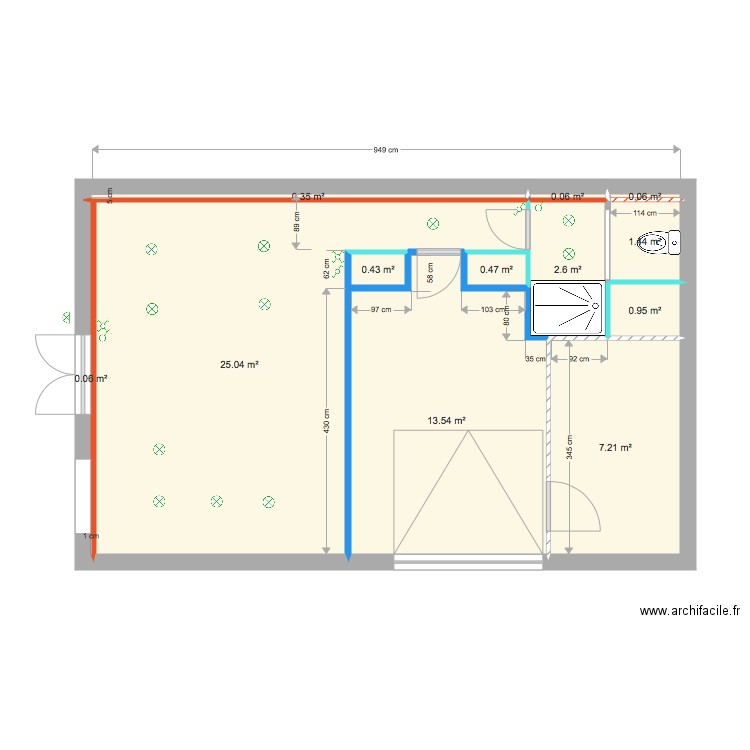 xavier. Plan de 0 pièce et 0 m2