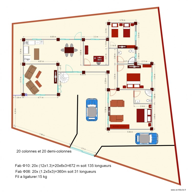 implantation rucamazi juillet20. Plan de 0 pièce et 0 m2