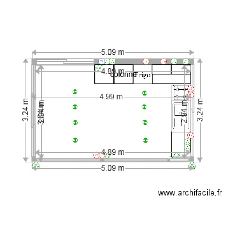 cuisine 1. Plan de 0 pièce et 0 m2