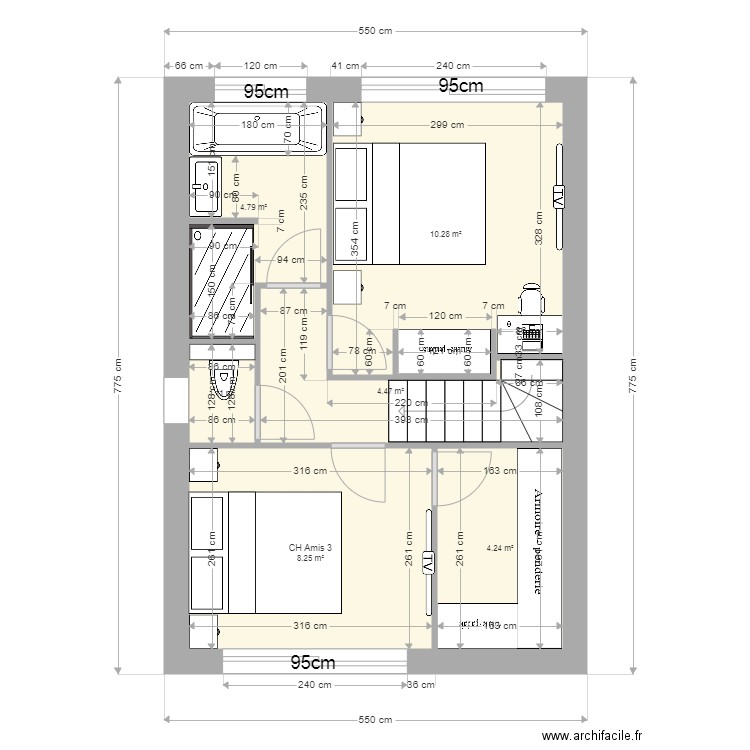 R1 Tristan. Plan de 0 pièce et 0 m2