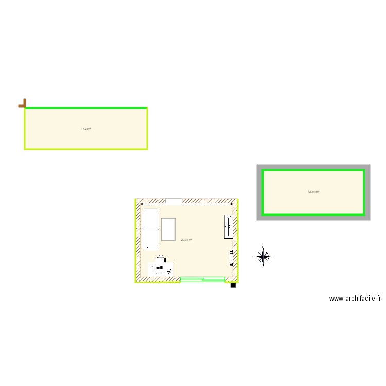 extention maison bbc. Plan de 0 pièce et 0 m2