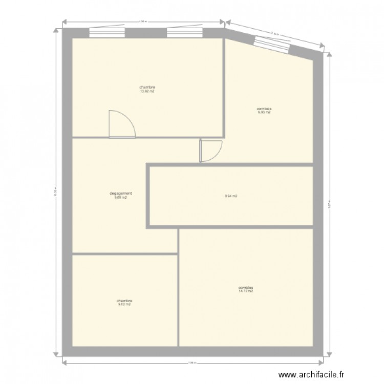 plan etage hammouch. Plan de 0 pièce et 0 m2