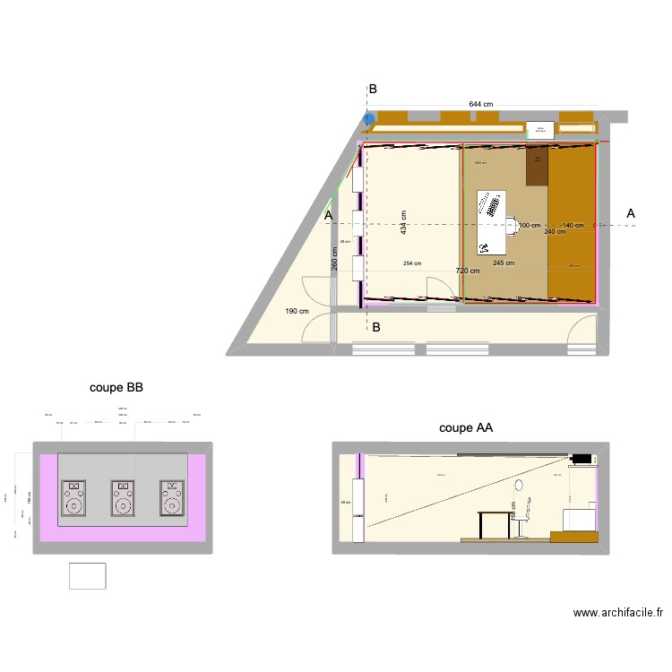 Bierges - Montage_son - V10.9. Plan de 4 pièces et 70 m2