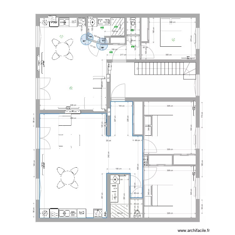 corcieux 1er Etage NOUVEAU 1410. Plan de 