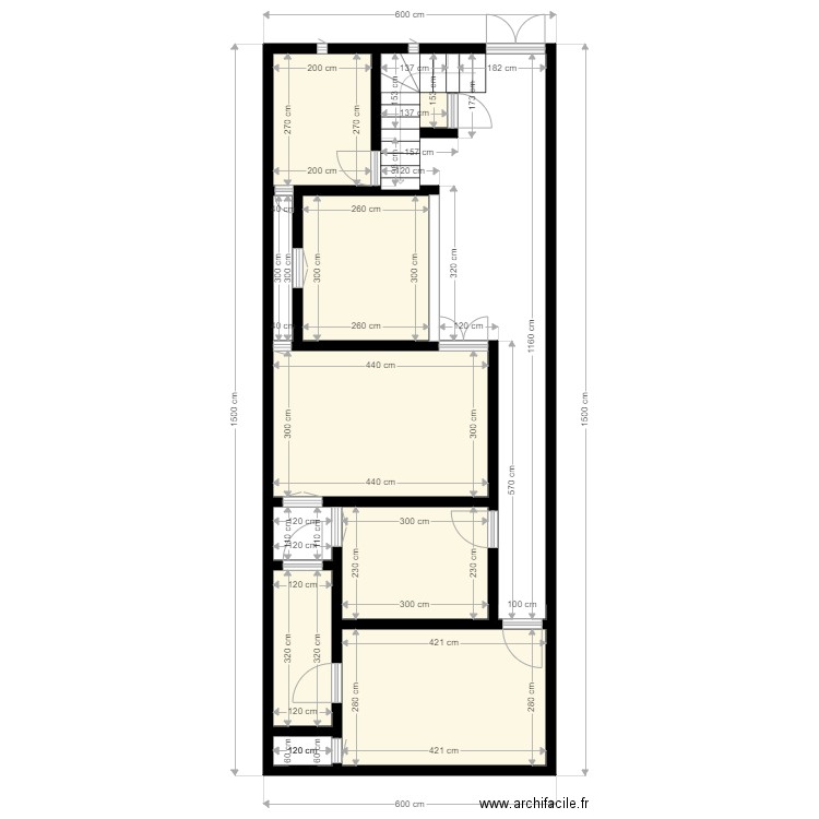 46778267 NDB 5x15 Vision client. Plan de 0 pièce et 0 m2