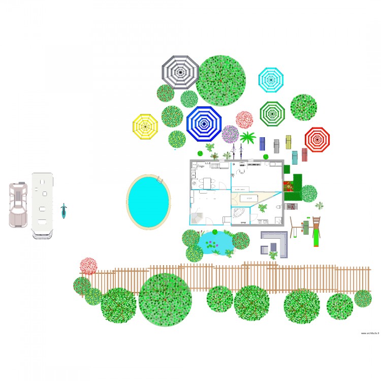 maison morgane a. Plan de 0 pièce et 0 m2
