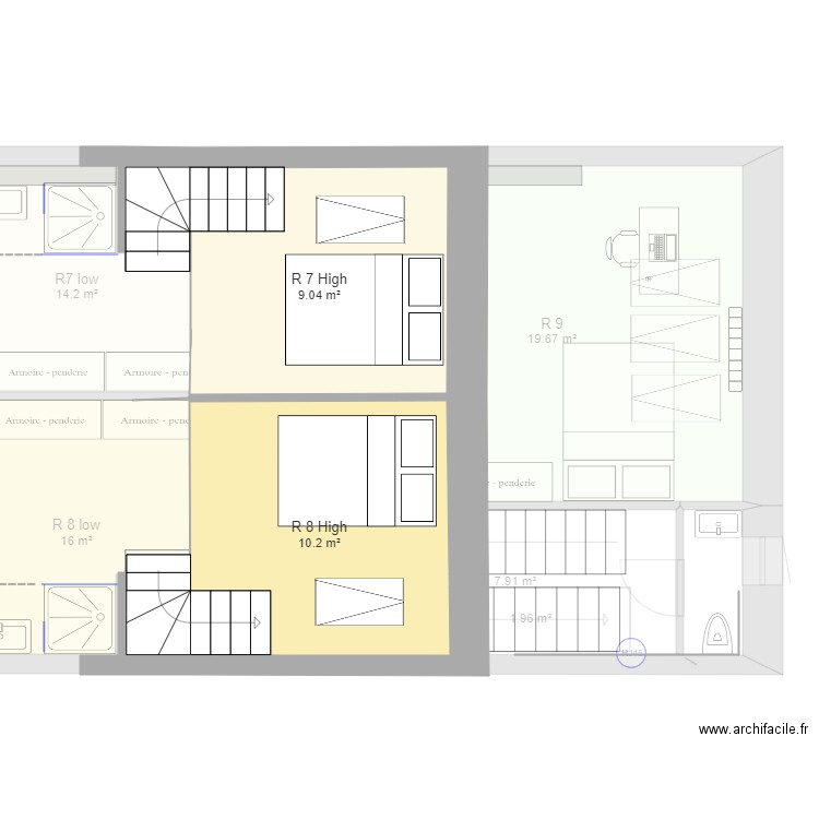 Hottat. Plan de 0 pièce et 0 m2