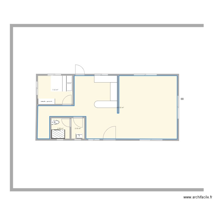 PREMIERE ETAGE . Plan de 0 pièce et 0 m2