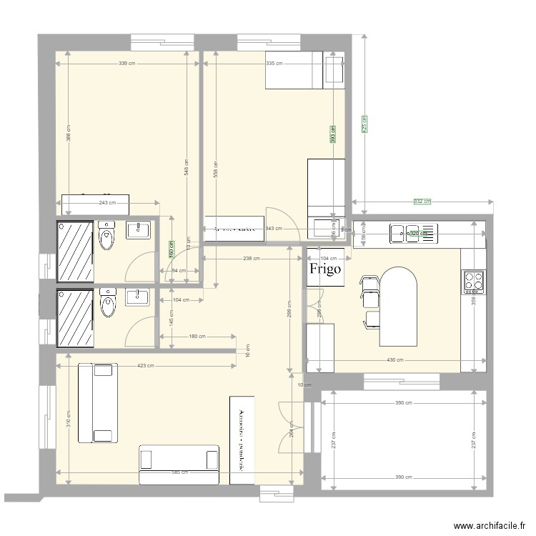 p3SD. Plan de 0 pièce et 0 m2