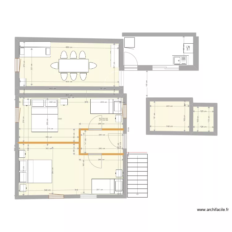 petite maison P-31. Plan de 