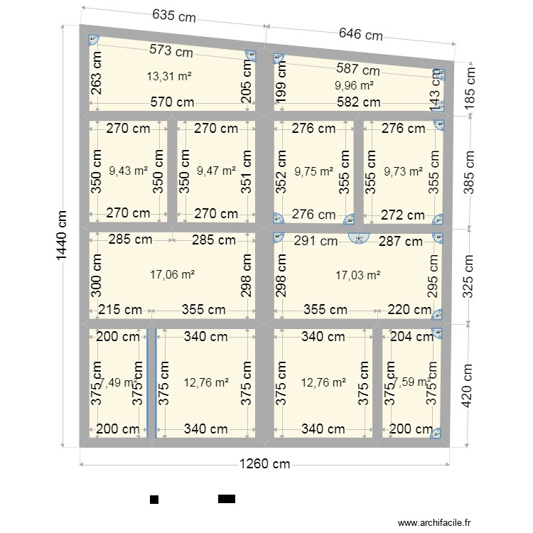 Plan – ALI 96 – Par ALIKORG ️ | ArchiFacile