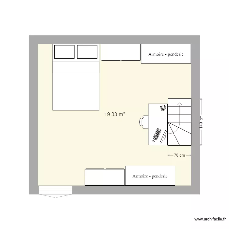 apartchambre. Plan de 