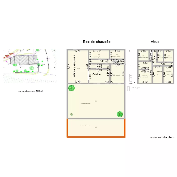 Ferme Cairanne3. Plan de 