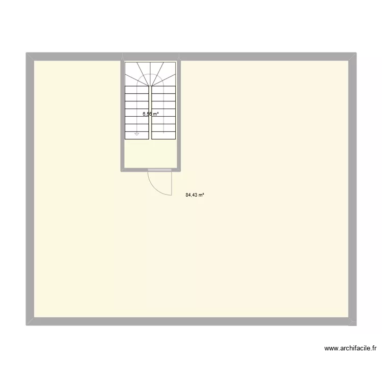 173 ch de Wavre deuxi&egrave;me. Plan de 