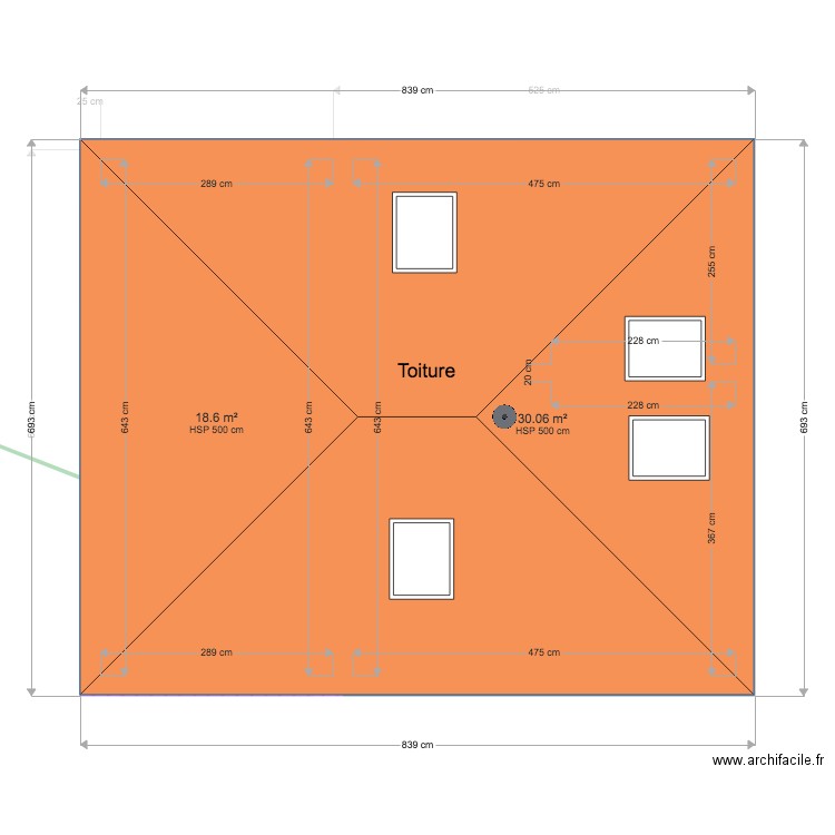 HLR. Plan de 0 pièce et 0 m2