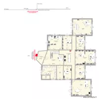 PLAN DE COUPRE SCP BOUIS DEQUIDT RDC APRES TRAVAUX