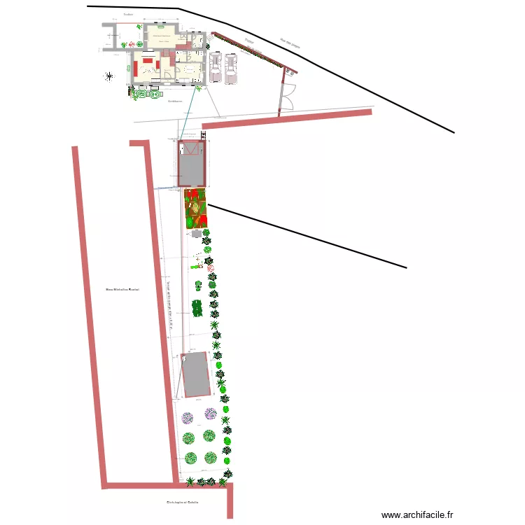Plan technique de la propri&eacute;t&eacute; r&eacute;novation 2022. Plan de 