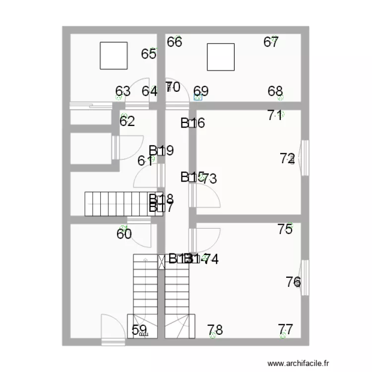 schneider sylvain 1er Etage prise. Plan de 