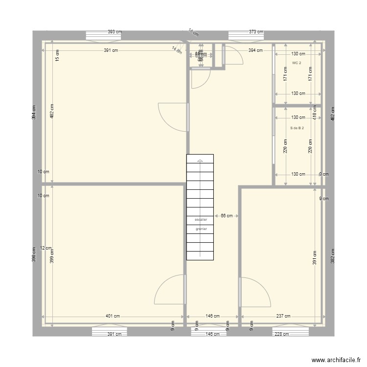Laurent 1er étage. Plan de 0 pièce et 0 m2