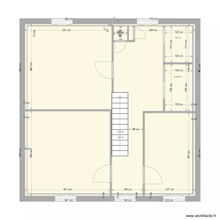 Laurent 1er &eacute;tage. Plan de 