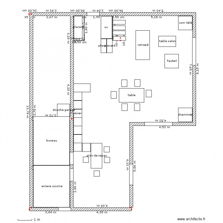 plan bas. Plan de 0 pièce et 0 m2