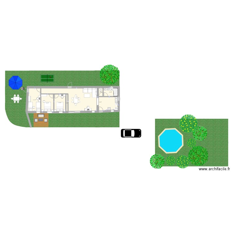 LongerePlou. Plan de 0 pièce et 0 m2