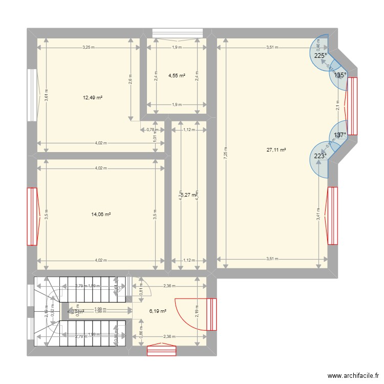GIRARDIN. Plan de 0 pièce et 0 m2
