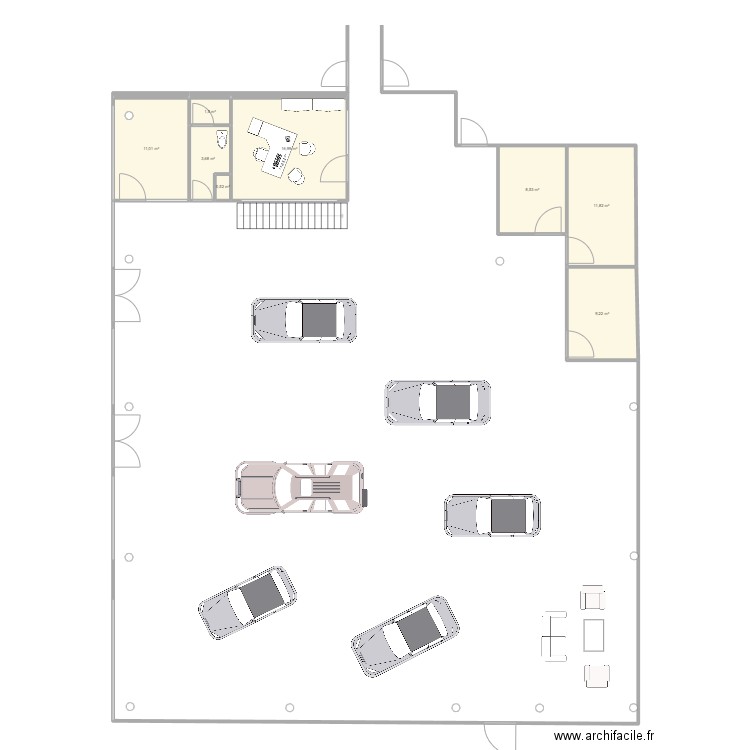 HONDA  RDC ET ETAGE. Plan de 0 pièce et 0 m2