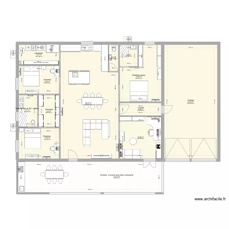 plan maison . Plan de 