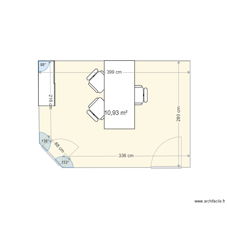 Plan accueil Sessad remanié. Plan de 0 pièce et 0 m2