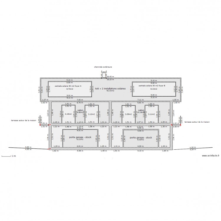 habitation - atelier transformation - face avant. Plan de 0 pièce et 0 m2