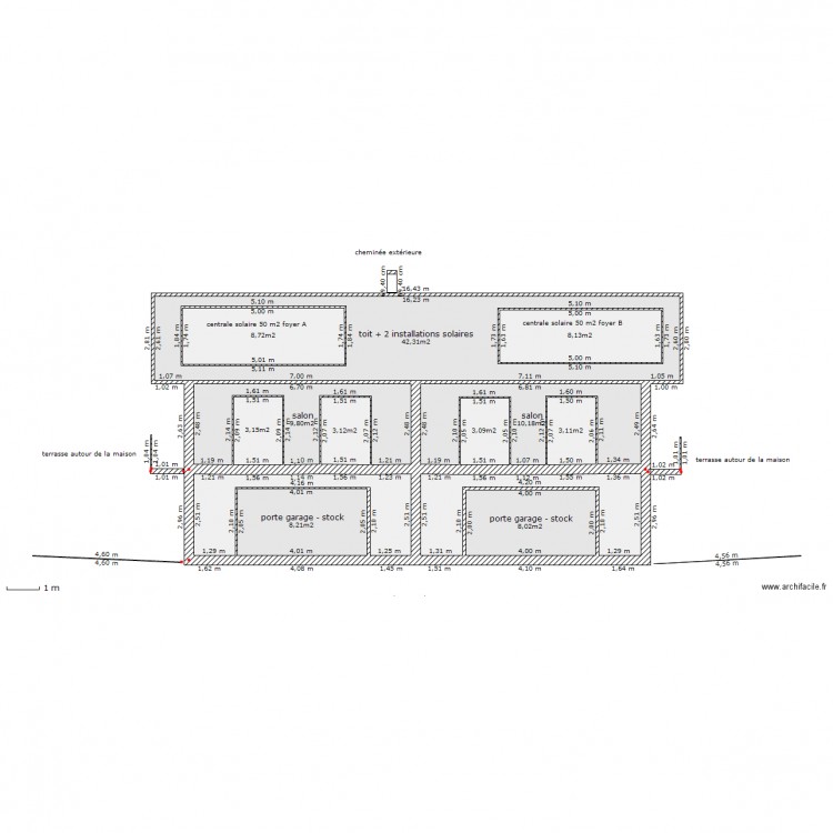 habitation - atelier transformation - face avant. Plan de 0 pièce et 0 m2