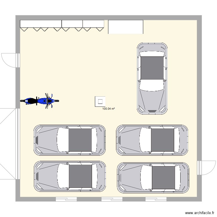 garage 2. Plan de 0 pièce et 0 m2