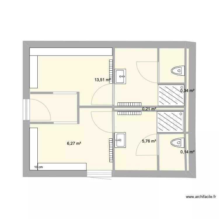 Via Juris vestiaires 1.2. Plan de 