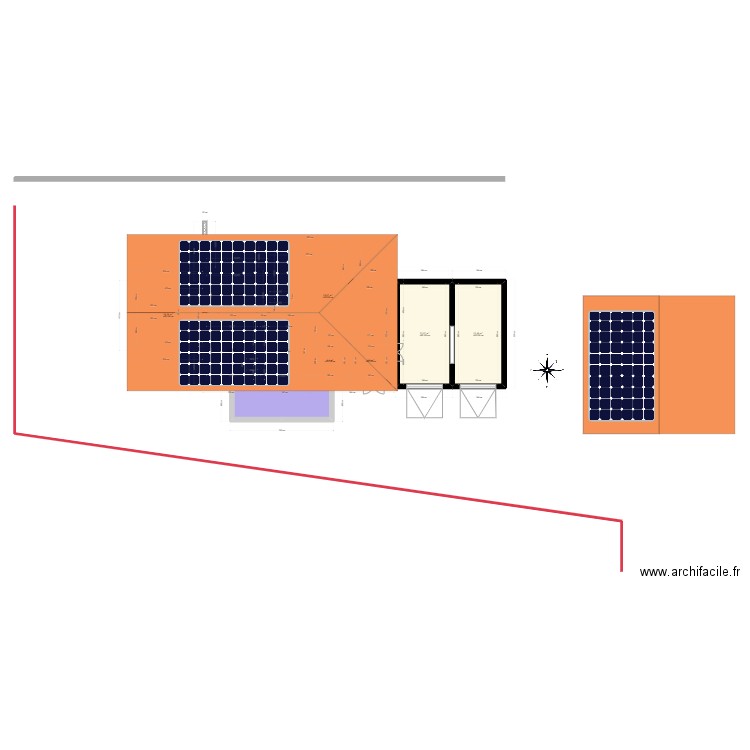 Allens Anese A1. Plan de 10 pièces et 170 m2