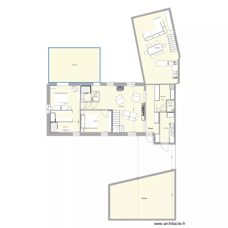 Maison Trezien Plan Jegado 4 Version Kalou bas. Plan de 