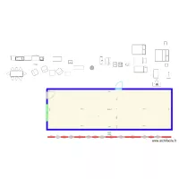 Loft plan de base avec fen&ecirc;tres et tuyaux