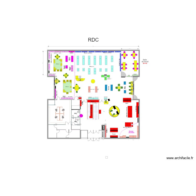 RDC SANNOIS V3. Plan de 0 pièce et 0 m2 RDC SANNOIS V3. Plan de 0 pièce et 0 m2