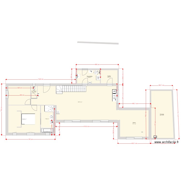 Maison Paradou NEW. Plan de 15 pièces et 187 m2
