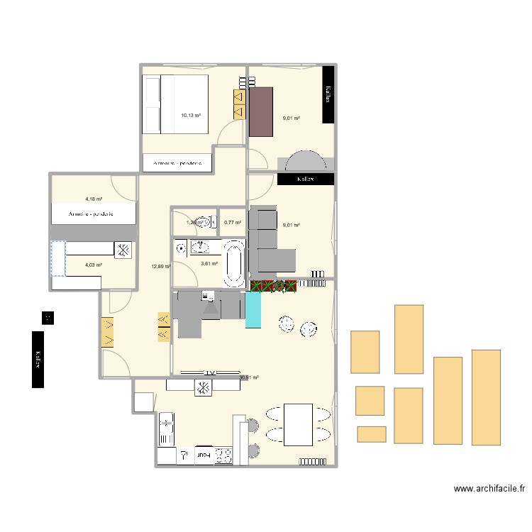 Lyon. Plan de 0 pièce et 0 m2