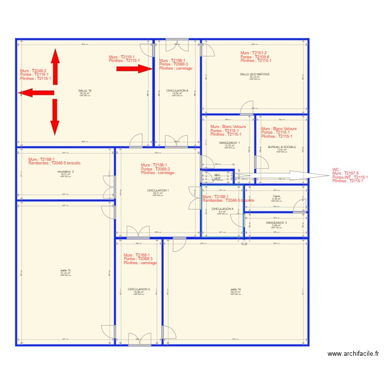 PLAN ECOLE MSM. Plan de 0 pièce et 0 m2