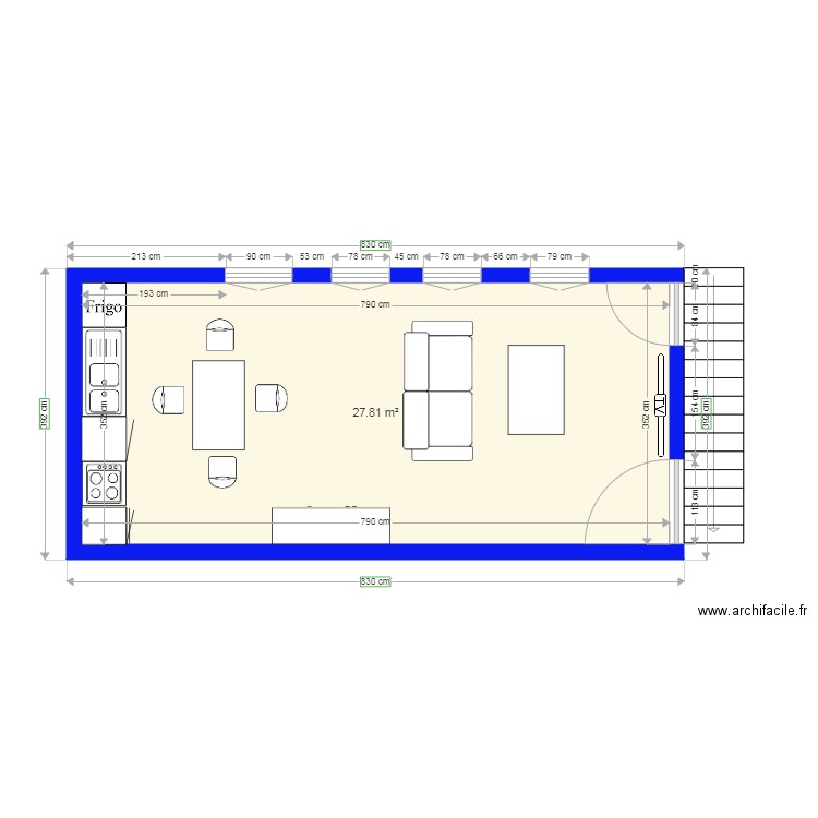 legros RDCH. Plan de 0 pièce et 0 m2